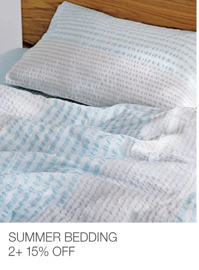 Shop Summer Bedding: Buy 2+, Get 15% OFF