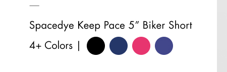Spacedye Keep Pace 5" Short in Vivid Pink Heather