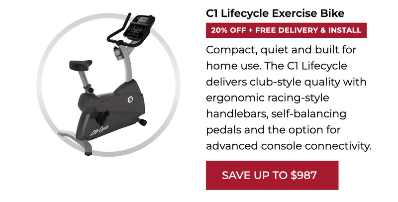 20% OFF | C1 Lifecycle Exercise Bike | Black Friday Deals