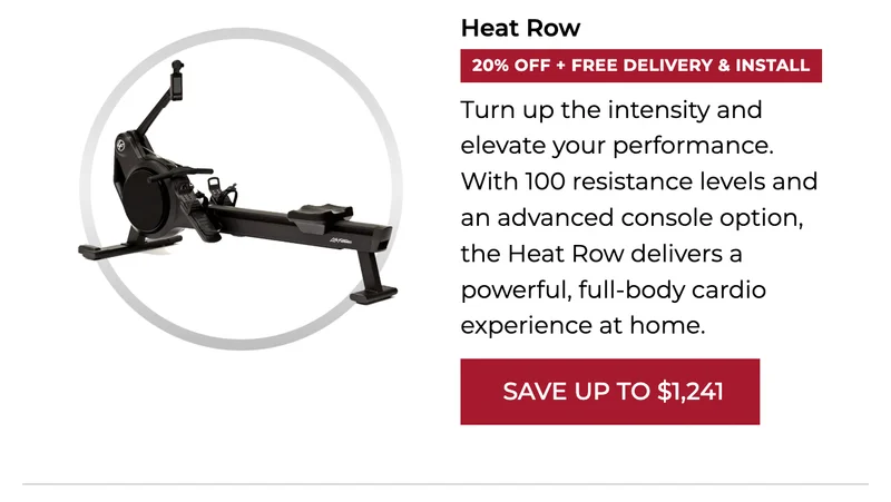 20% OFF | Heat Row | Black Friday Deals