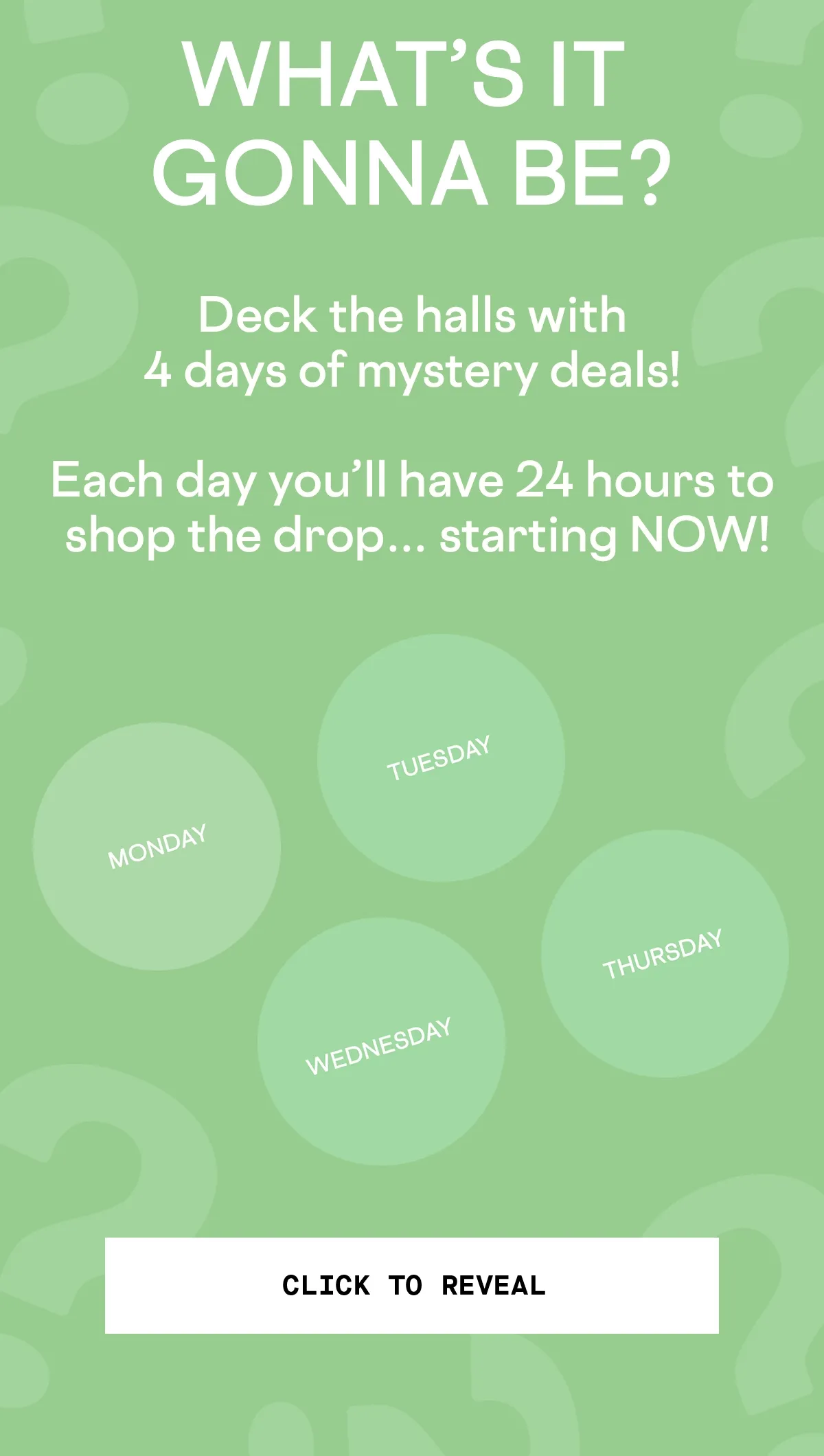 What’s It Gonna Be? Find out now