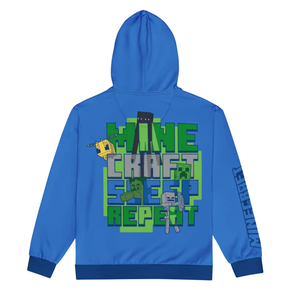 Image of Sleep Repeat Adult Zip Hoodie