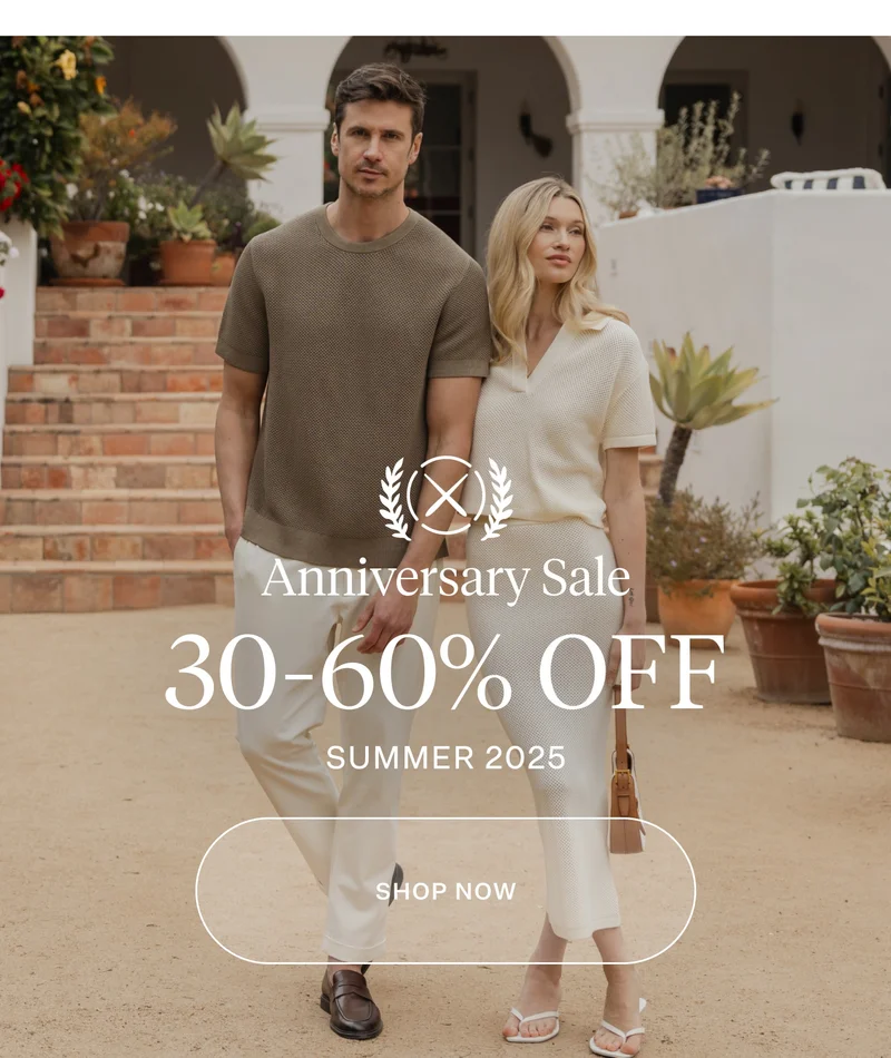 Shop Men's Summer Collection 30-60% Off Sitewide