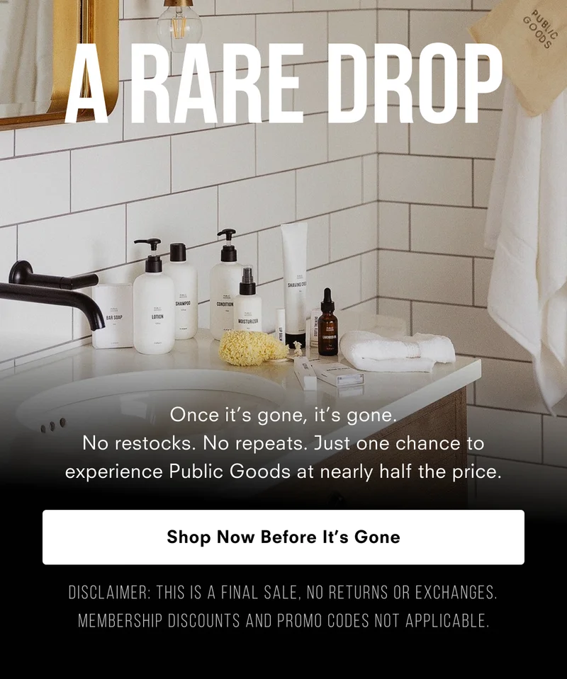 A rare drop