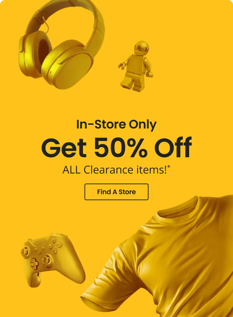 In-Store Only | Get 50% Off ALL Clearance items!* | Find A Store