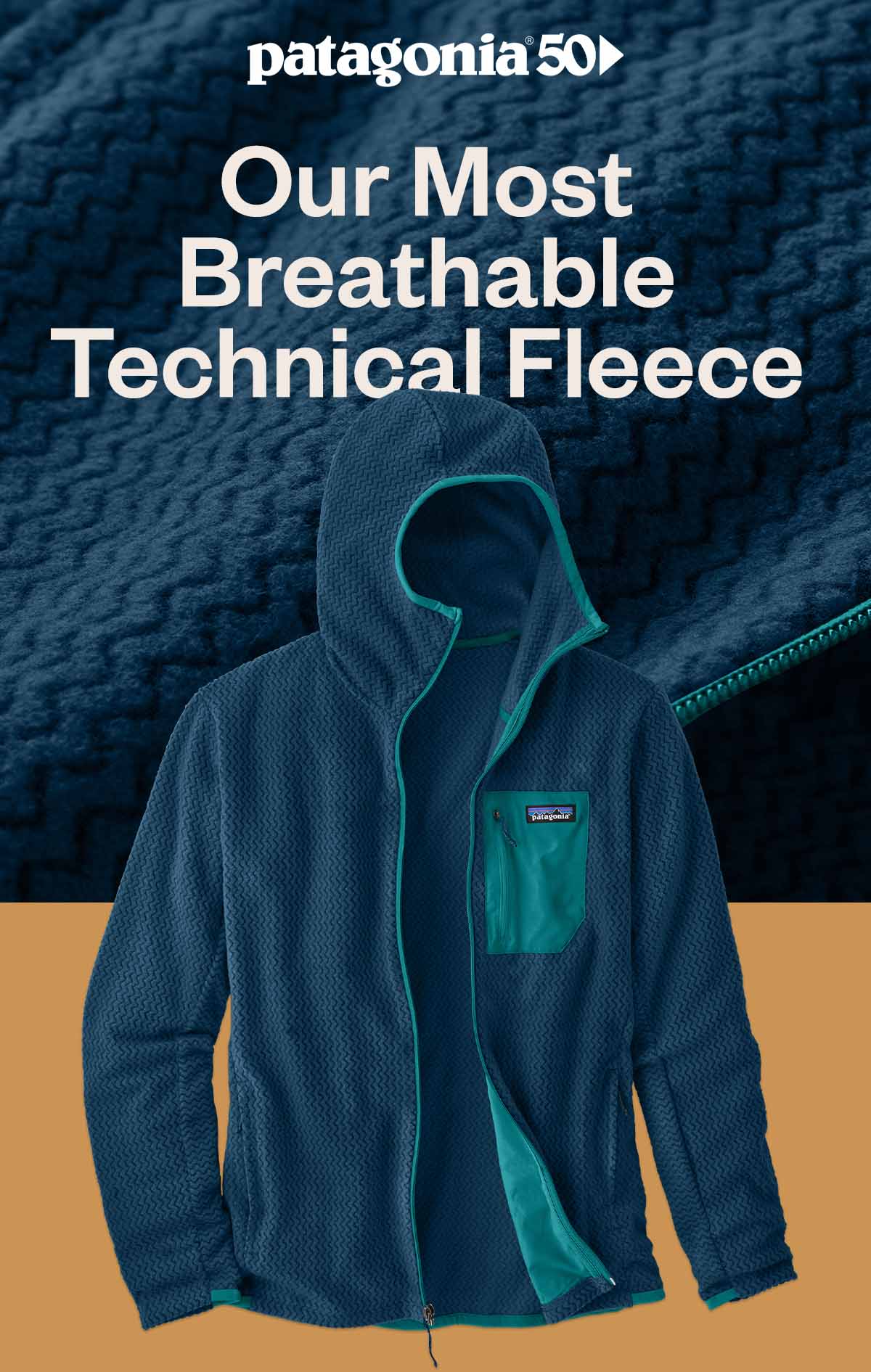 Our most breathable technical layer.