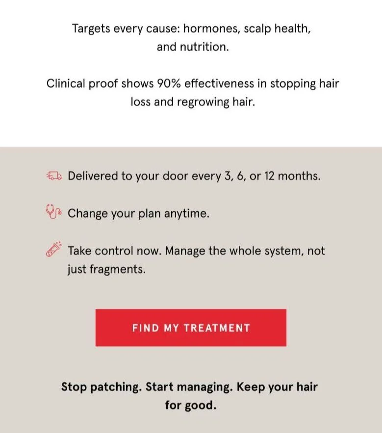 Find my treatment. Find my treatment.