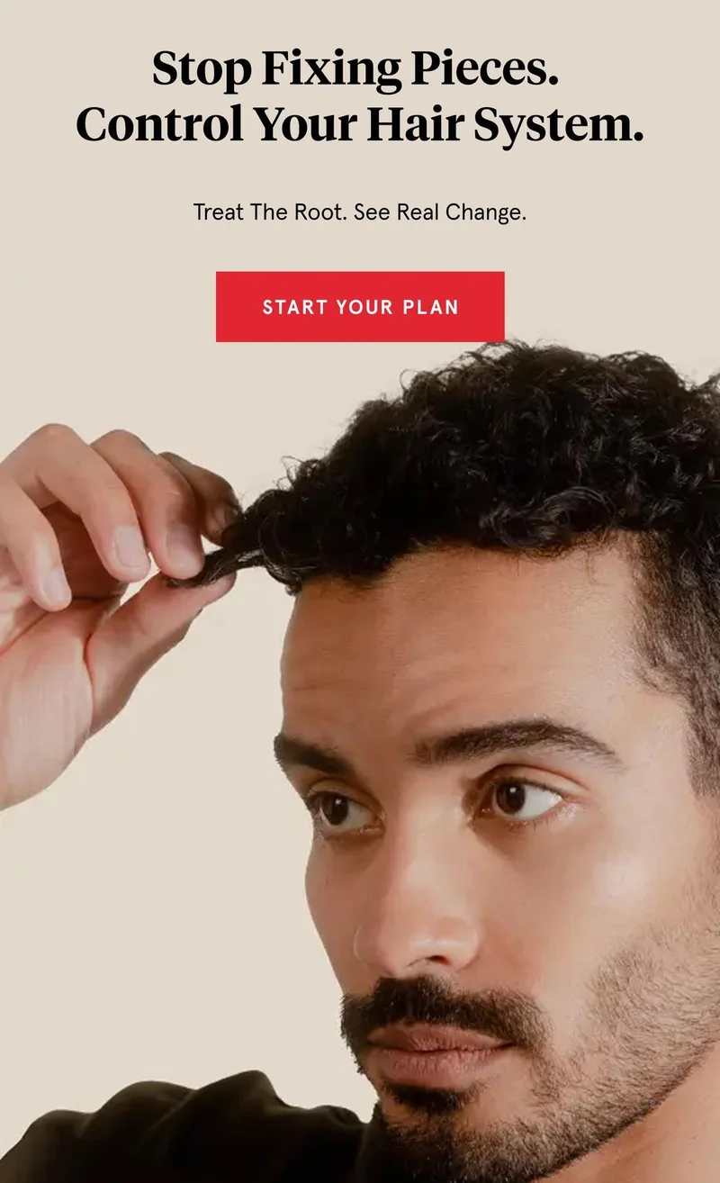 Stop fixing pieces. Control your hair system Stop fixing pieces. Control your hair system