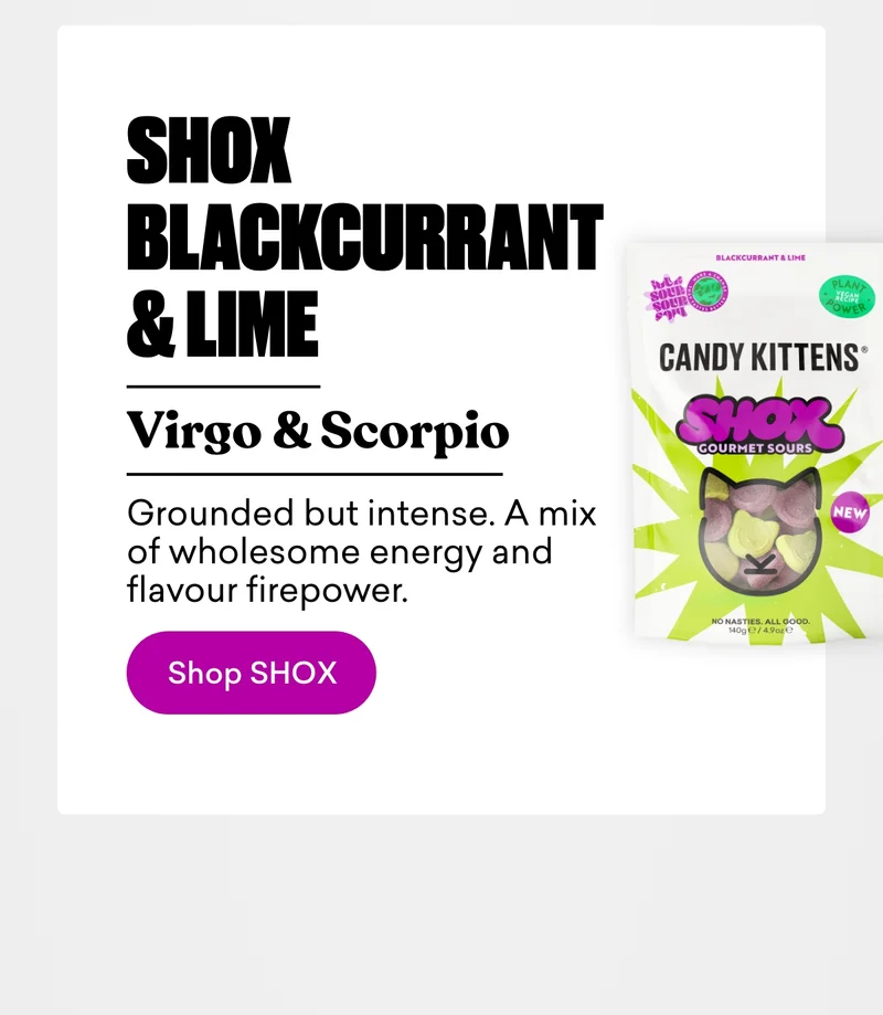 Shox Blackcurrant and Lime. Virgo and Scorpio