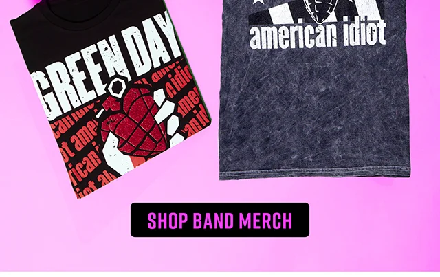 Green Day new styles for the next show! Shop Band Merch