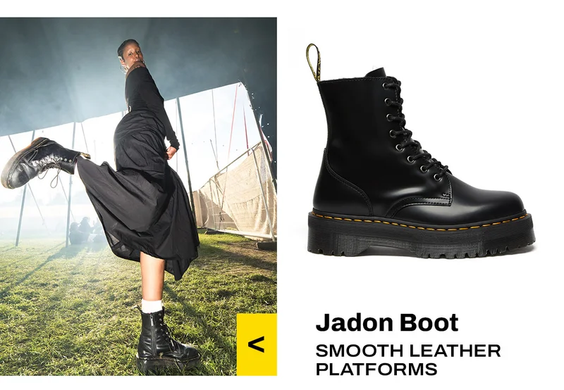 Jadon Boot Smooth Leather Platforms
