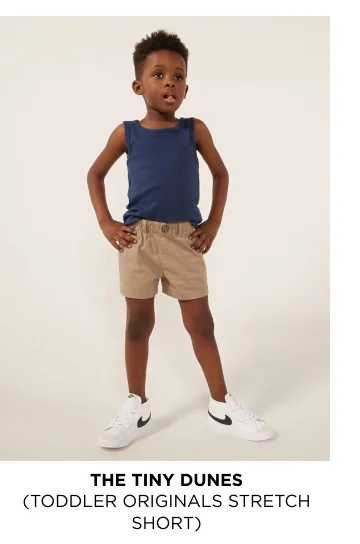 Toddler Originals Stretch Short: The Tiny Dunes