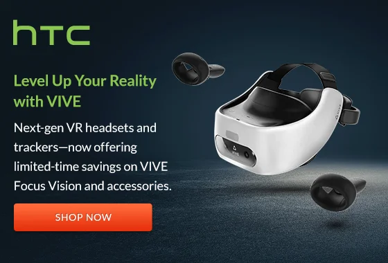 HTC Level Up Your Reality with VIVE | Shop Now