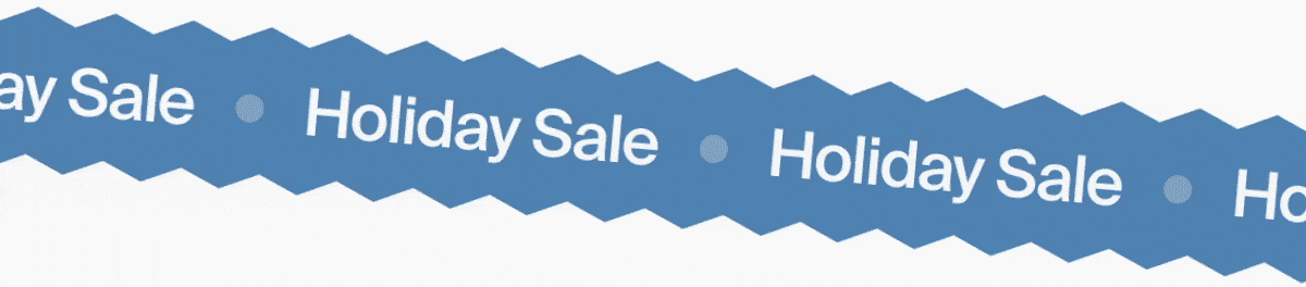 Holiday Sale