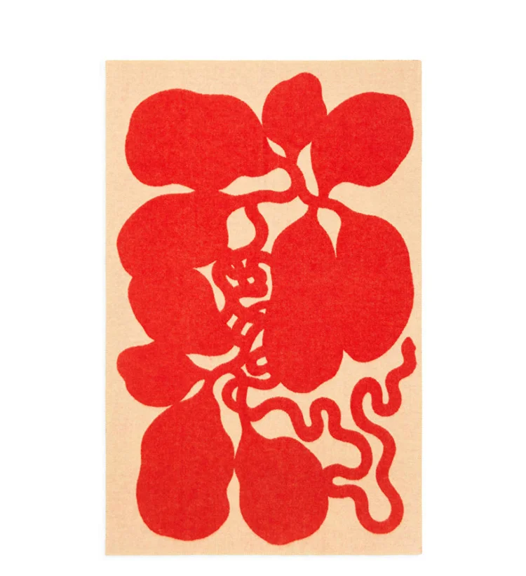 Klippan Wool Blanket Cream/Red