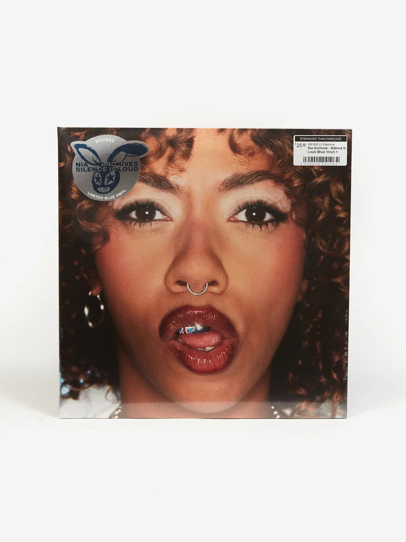 Image of Nia Archives - Silence Is Loud (Blue Vinyl) + STICKERS