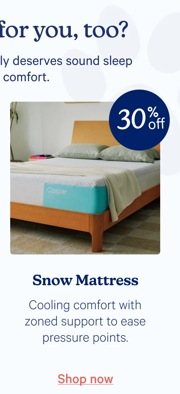 Snow Mattress 30% off