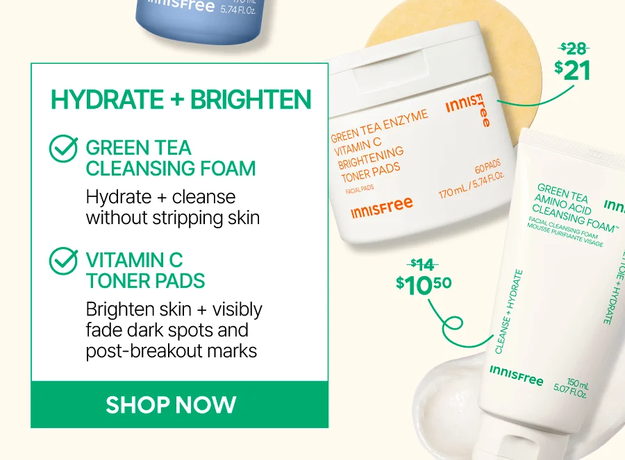 25% OFF CLEANSERS + TONERS