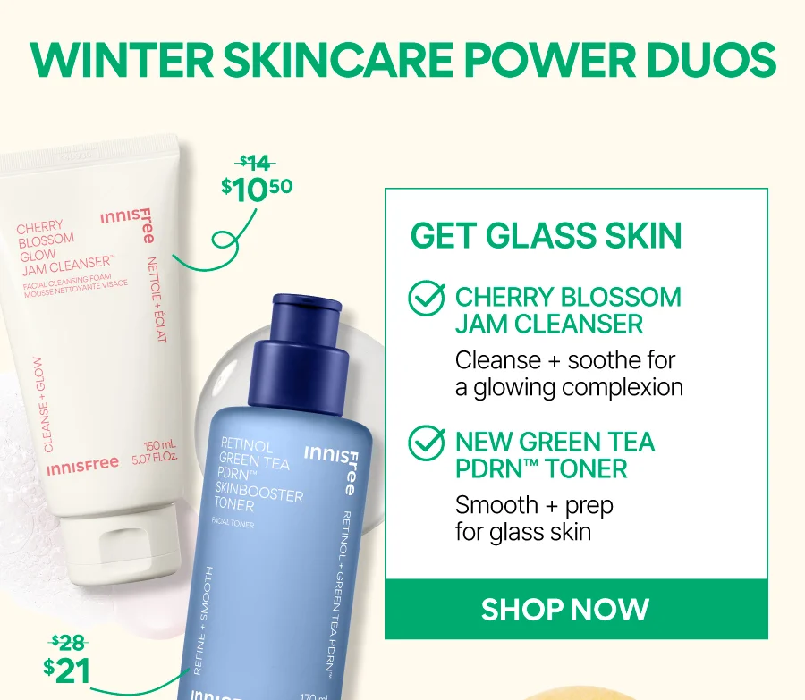 25% OFF CLEANSERS + TONERS
