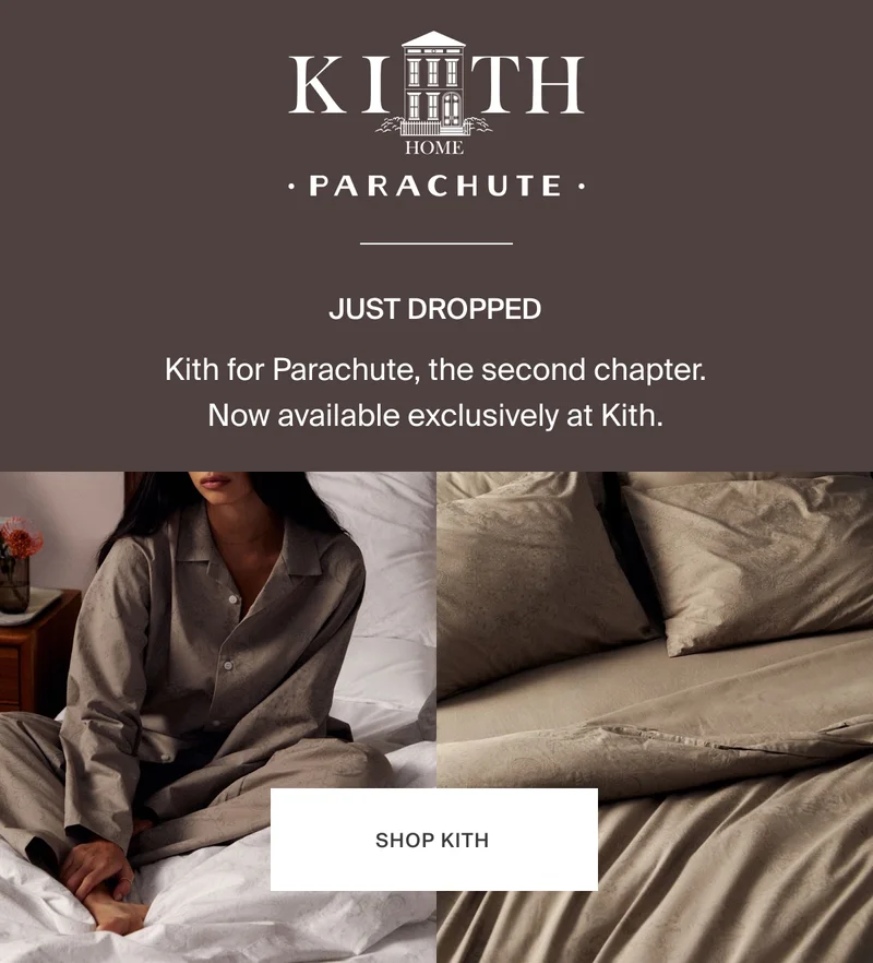 SHOP KITH FOR PARACHUTE