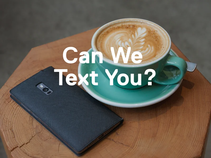 Can We Text You?