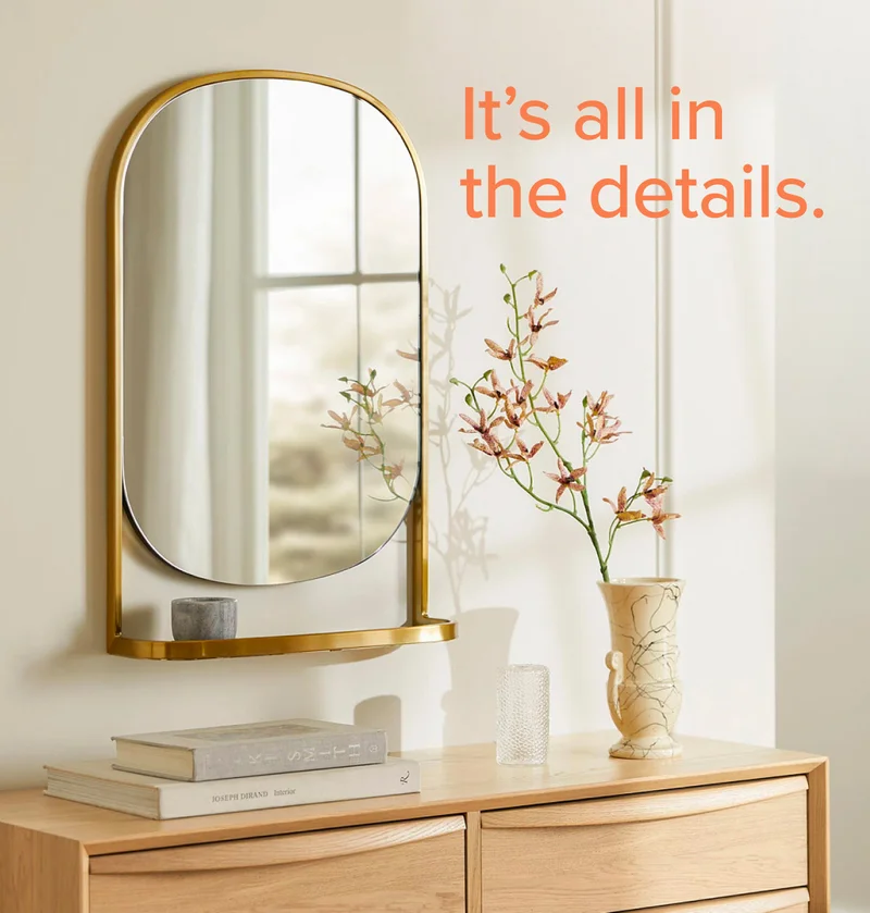 It's all in the details: shop now.