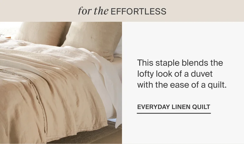Shop the Everyday Linen Quilt