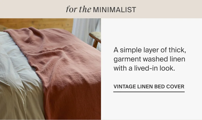 Shop the Vintage Linen Bed Cover