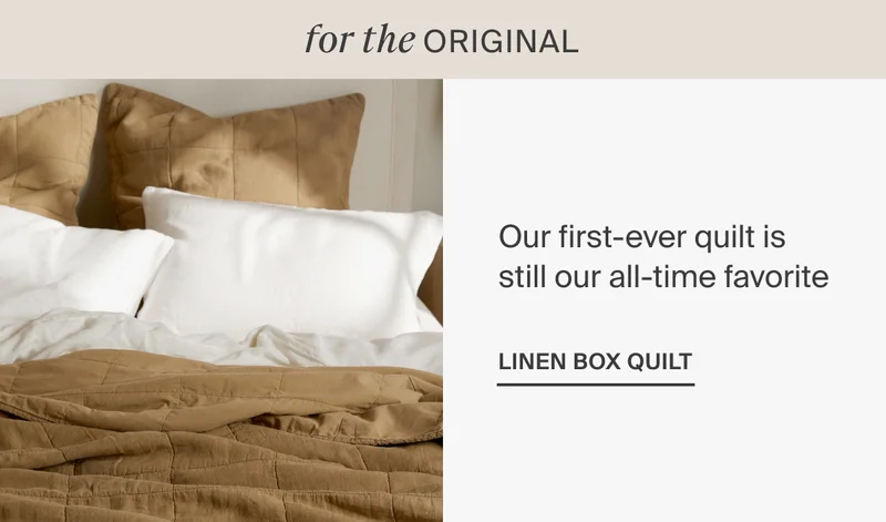 Shop the Linen Box Quilt