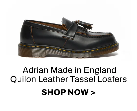Adrian Made in England Quilon Leather Tassel Loafers
