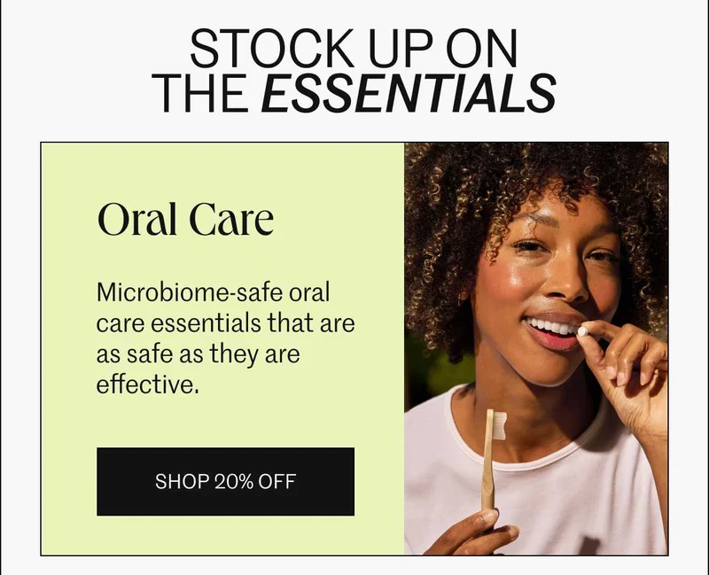 Shop 20% Off Oral Care