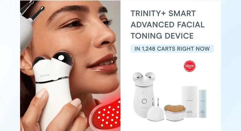 Trinity+ Smart Advanced Facial Toning Device — in 1,248 carts right now