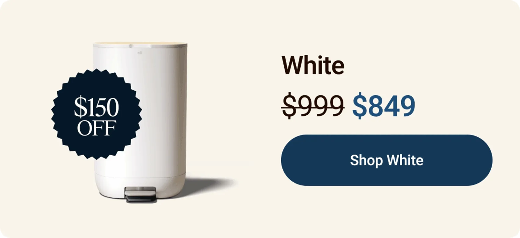 Save $150 on white, $175 on black, or $200 on stainless steel. Shop Mill.
