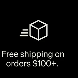 Free shipping on orders $100+.