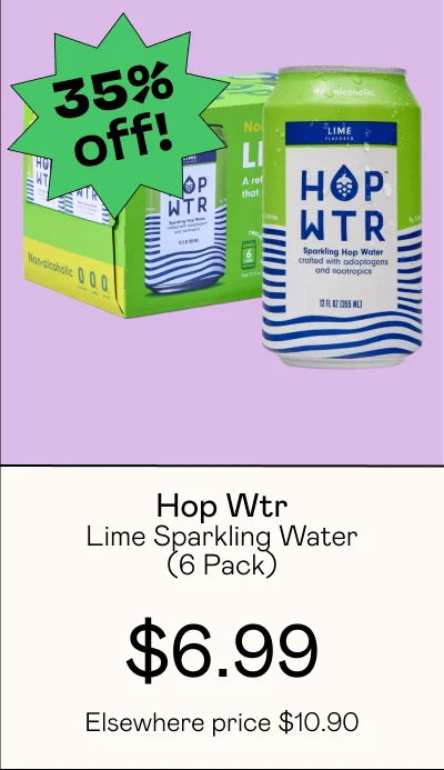 Lime Sparkling Water (6 Pack)