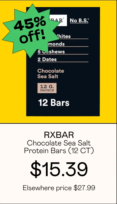 Chocolate Sea Salt Protein Bars (12 CT)