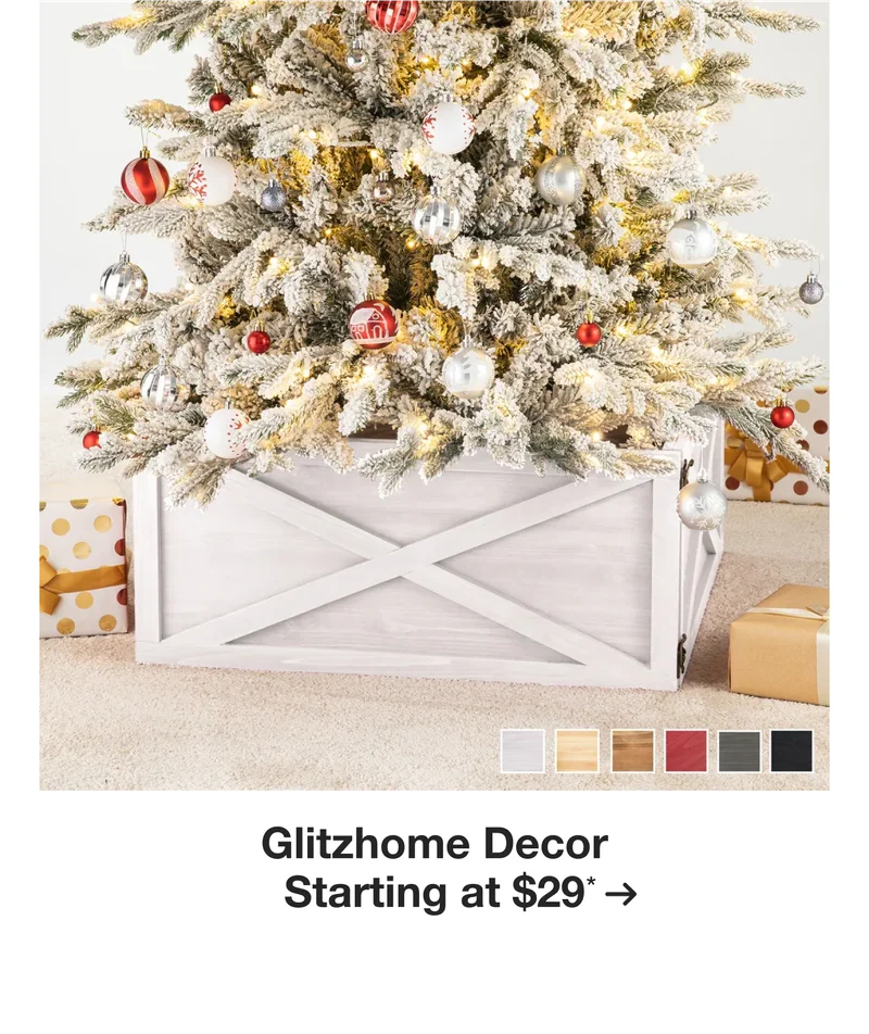 Glitzhome Decor Starting at $29*