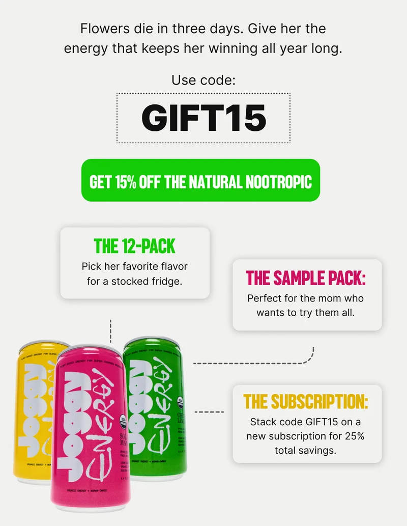 get 15% off the NATURAL NOOTROPIC