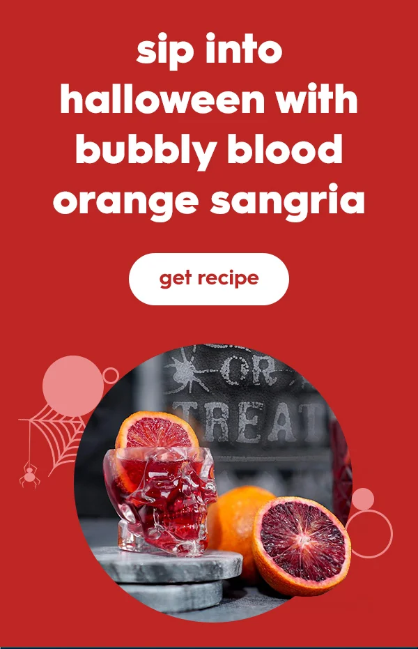 Sip into Halloween with Bubbly Blood Orange Sangria Sip into Halloween with Bubbly Blood Orange Sangria