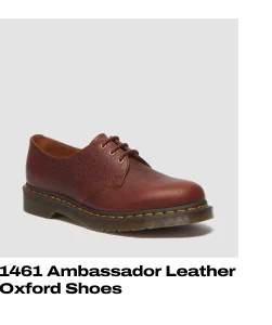 1461 Ambassador Leather Oxford Shoes