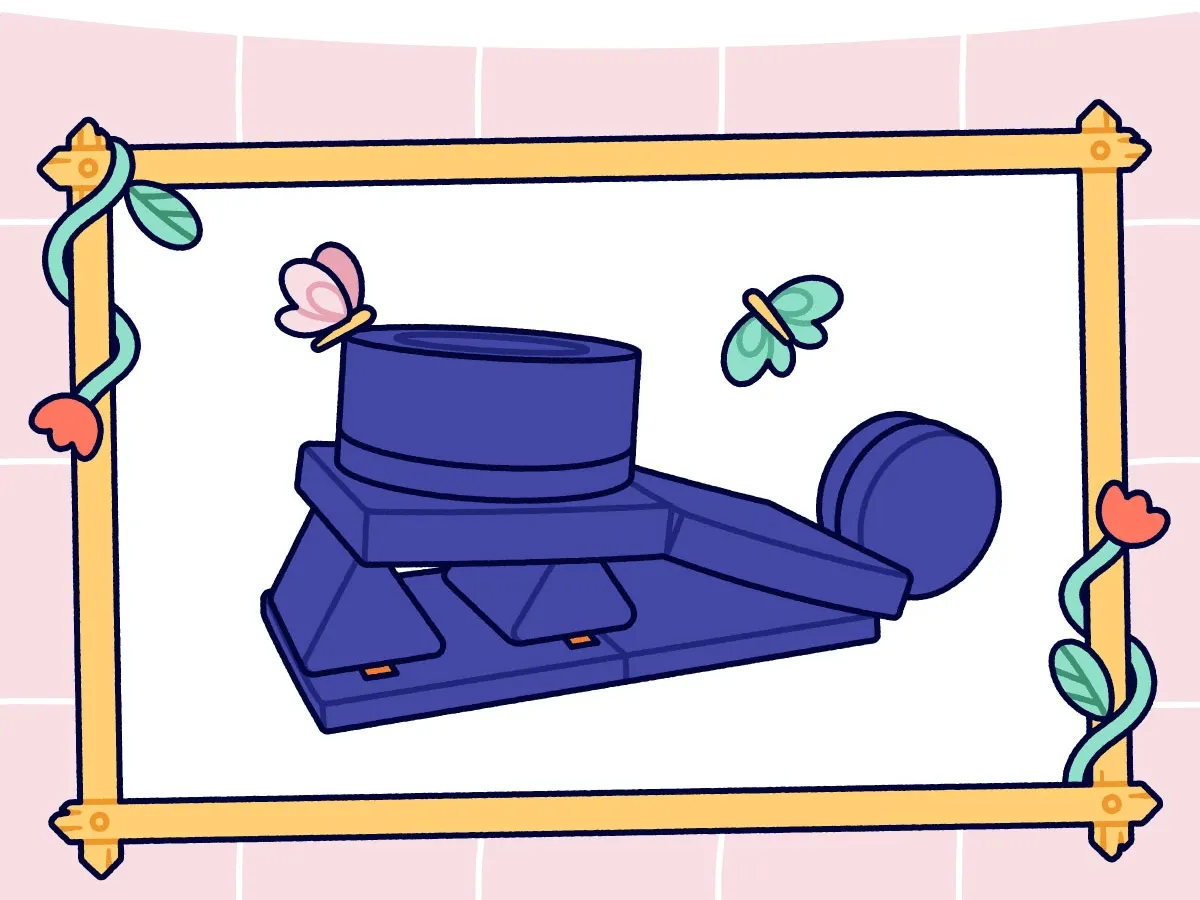 A rotating gif of builds featuring the colors Heartthrob, Neptune, and Paintbox