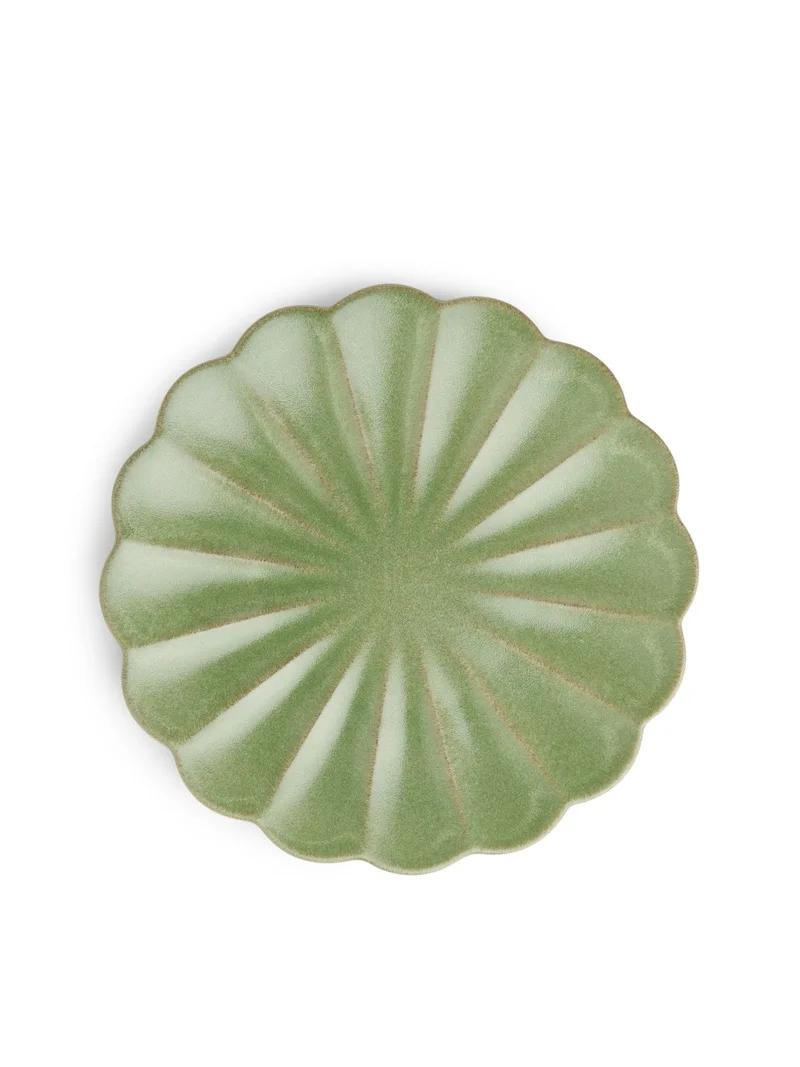 Terracotta Plate 24 cm Green