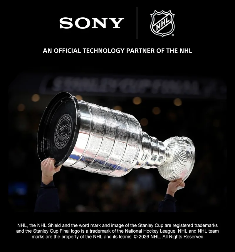 Sony | NHL | An official technology partner of the NHL