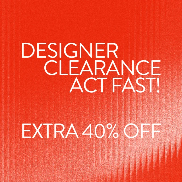 Extra 40% off Designer Clearance.