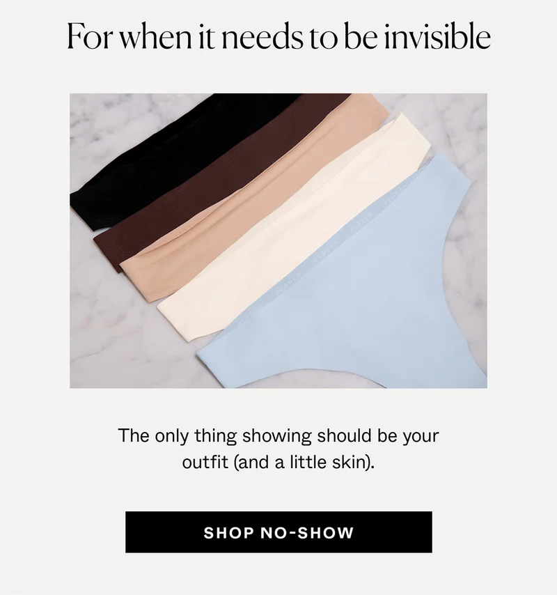For when it needs to be invisible: Shop No-Show