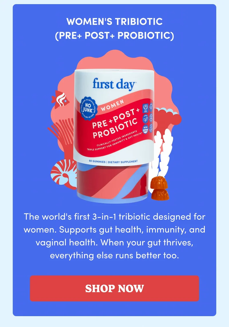 WOMEN'S TRIBIOTIC (Pre+ Post+ Probiotic)