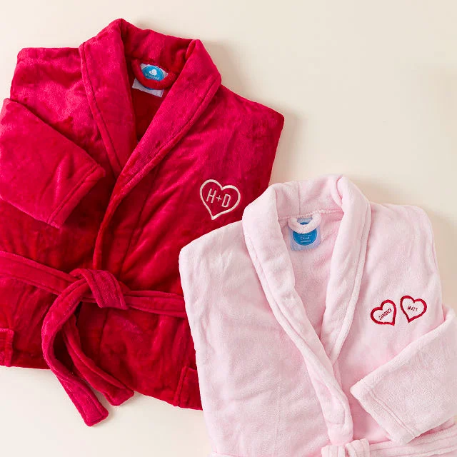 Custom Embroidered Sweetheart Robe