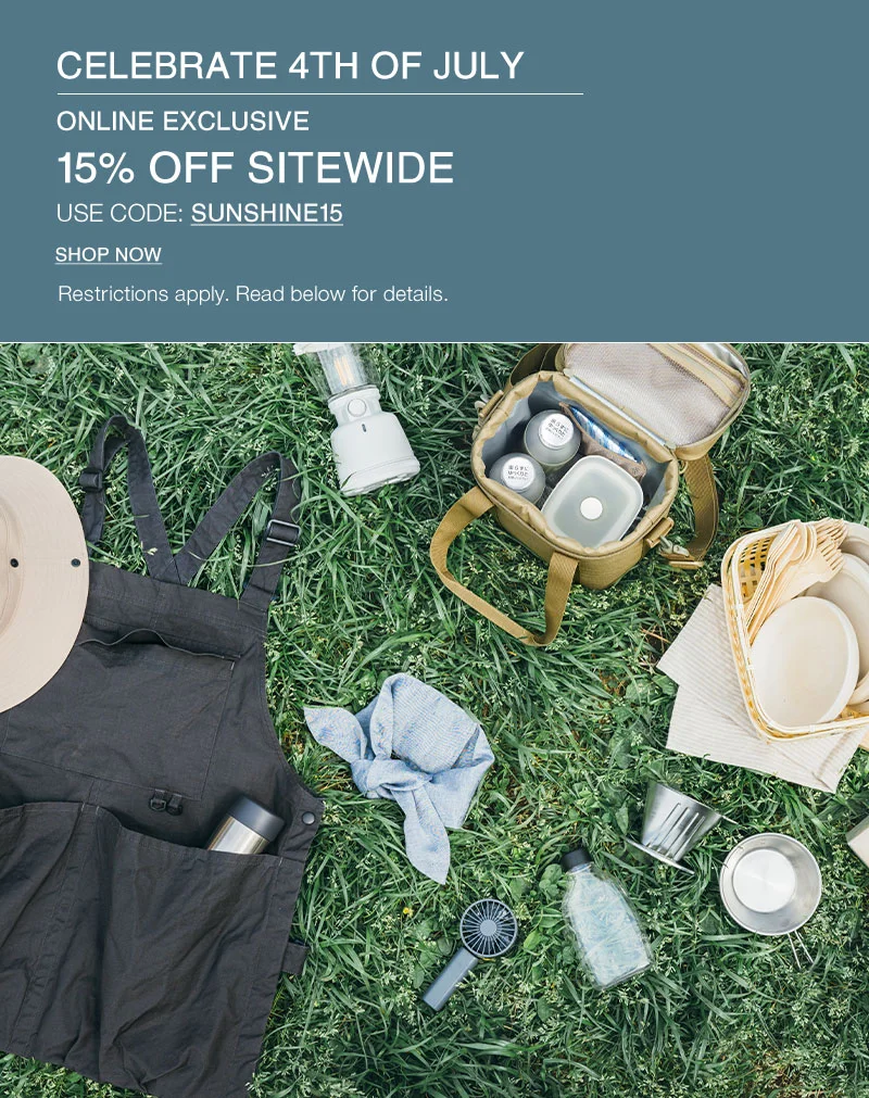 Celebrate 4th of July: 15% OFF Sitewide! Use Code: SUNSHINE15