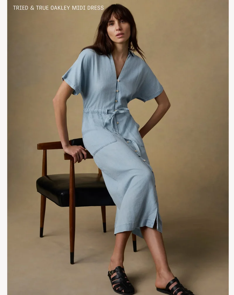 Tried & True Oakley Midi Dress