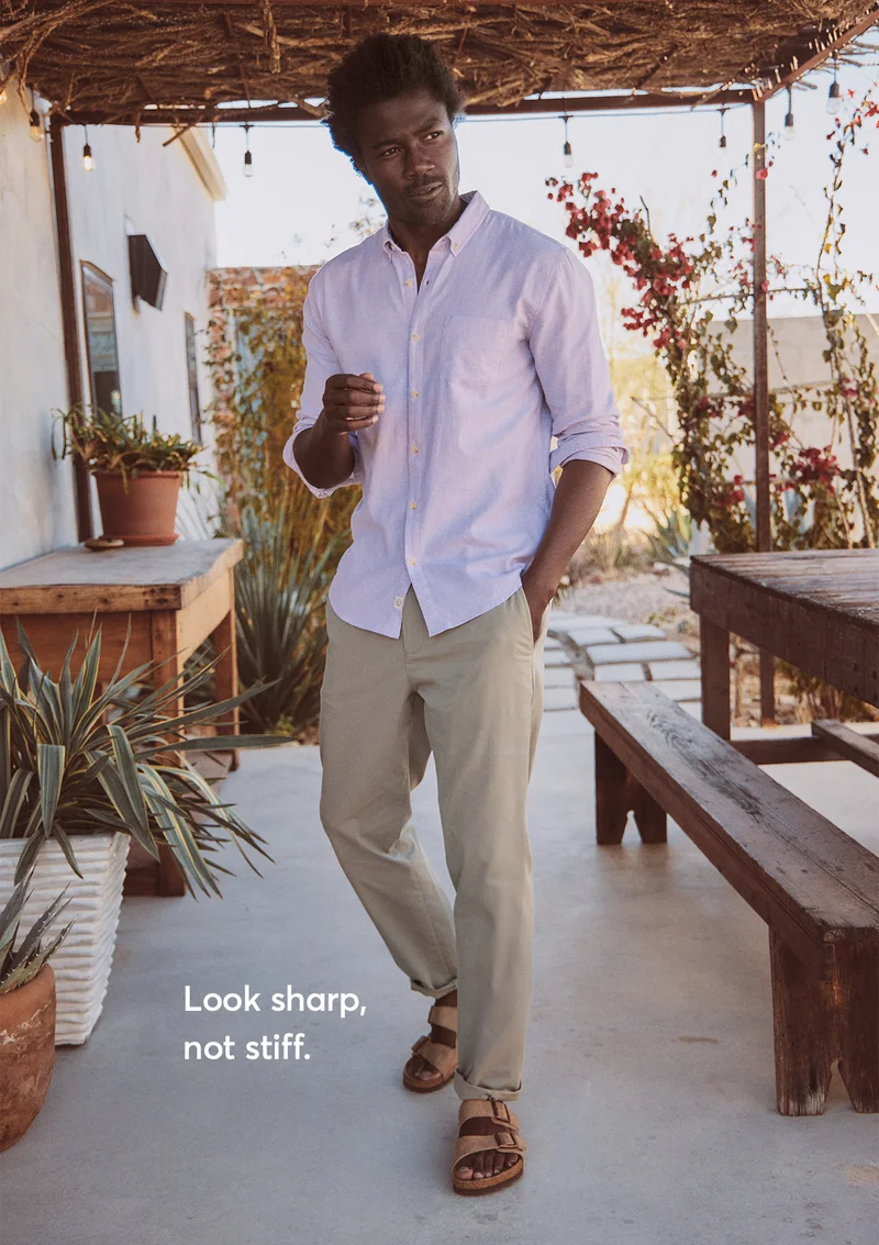 Look Sharp, Not Stiff